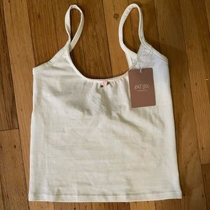 NWT RATBOI Scoop Back Cami in Cloud